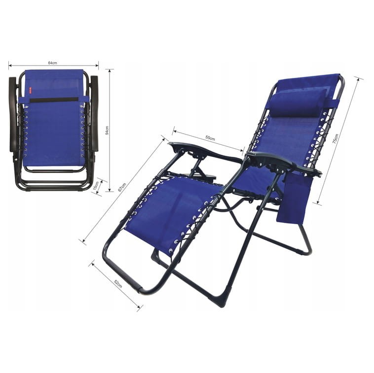 Krzesło ogrodowe wędkarskie plażowe składane fotel turystyczny Captain Mike