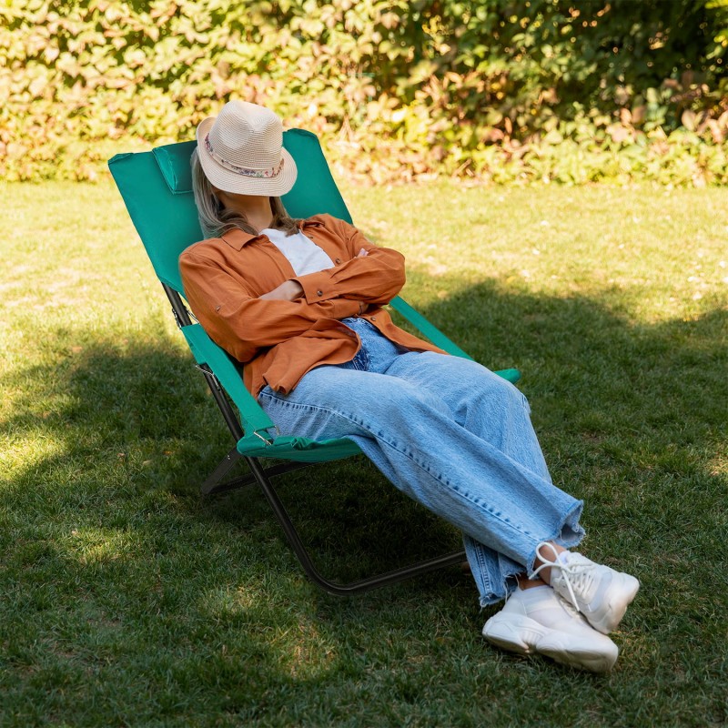 Krzesło ogrodowe wędkarskie plażowe składane fotel turystyczny Captain Mike
