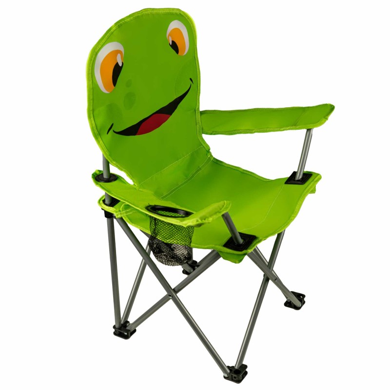 Krzesełko Dziecięce Składane Turystyczne Plażowe Ogrodowe Żaba dla Dziecka Captain Mike