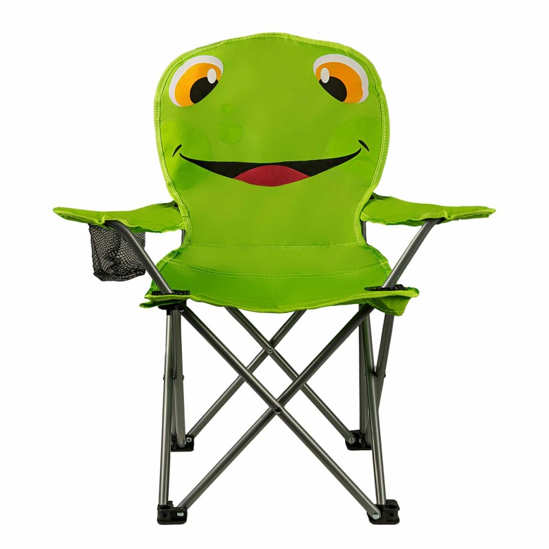 Krzesełko Dziecięce Składane Turystyczne Plażowe Ogrodowe Żaba dla Dziecka Captain Mike