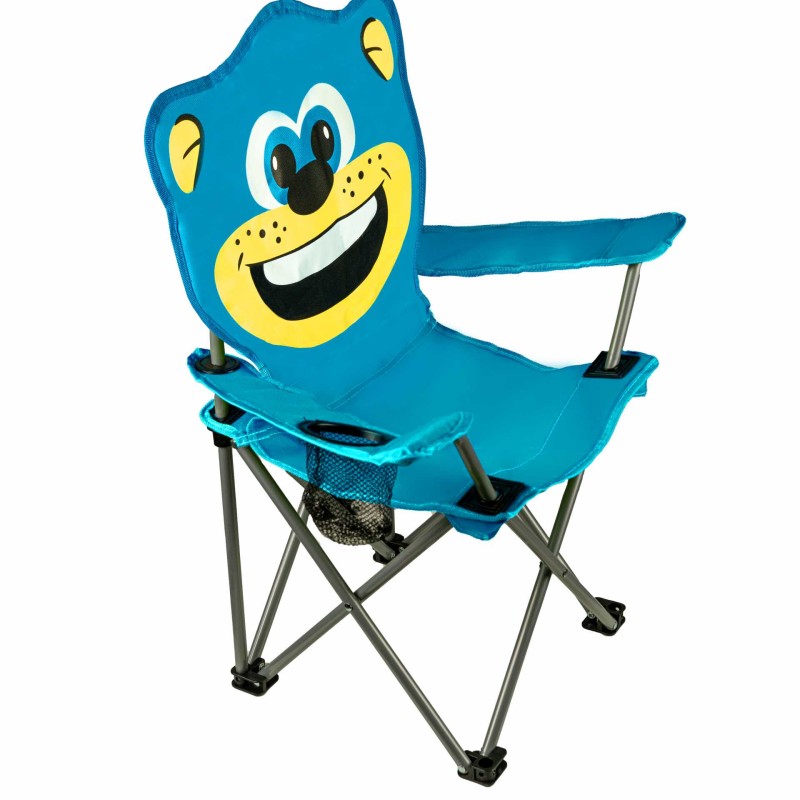 Krzesełko Dziecięce Składane Turystyczne Plażowe Ogrodowe Niedźwiadek dla Dziecka Captain Mike