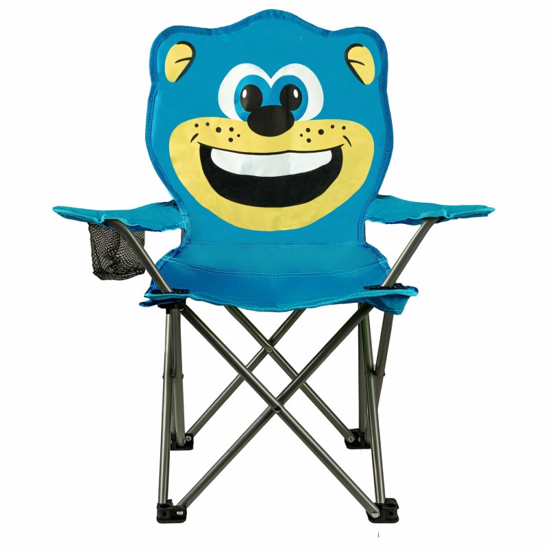 Krzesełko Dziecięce Składane Turystyczne Plażowe Ogrodowe Niedźwiadek dla Dziecka Captain Mike