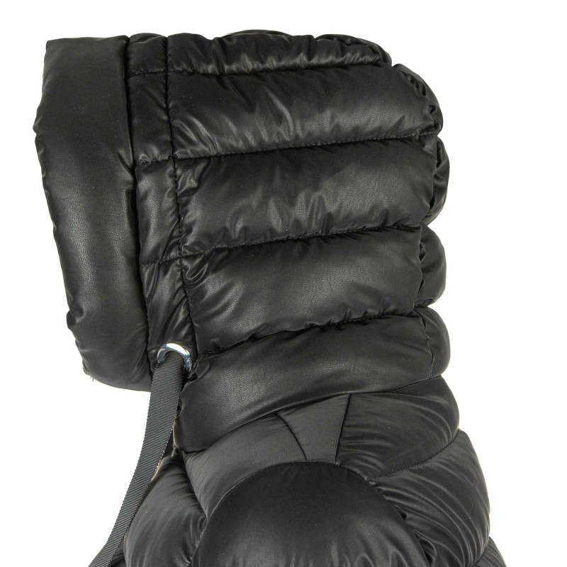 Kurtka damska zimowa puchowa z kapturem LIVIGNO czarna