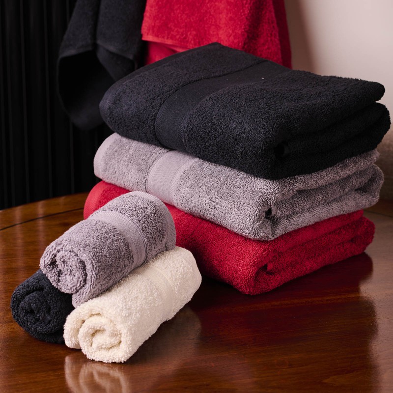 Zestaw 2x ręcznik do twarzy do rąk 30x50cm 100% pakistańska bawełna 600 GSM oliwkowy