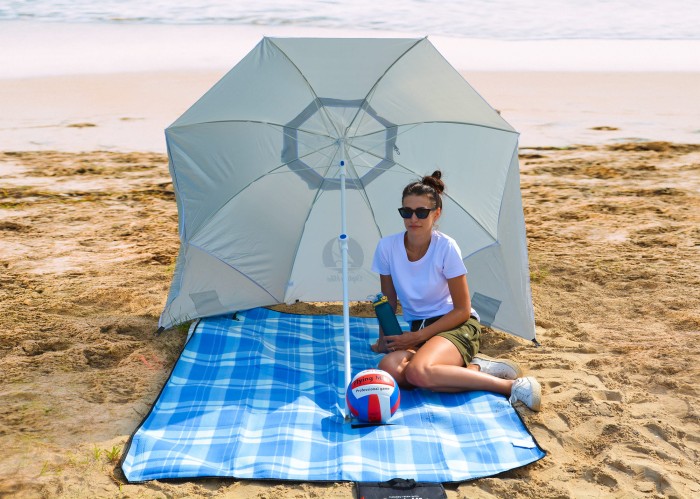 Parasol/namiot plażowy z wentylacją 2,2m,UPF50+
