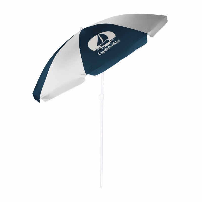 Parasol plażowy łamany z filtrem UPF50+ Captain Mike 160cm