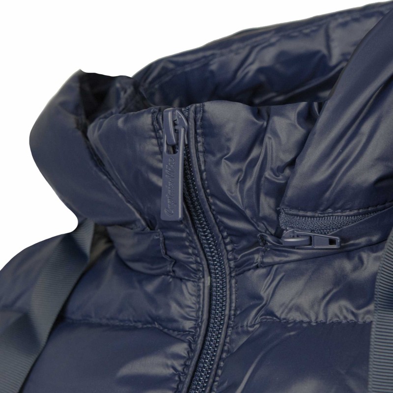 Kurtka damska zimowa z naturalnego puchu z kapturem ORTA