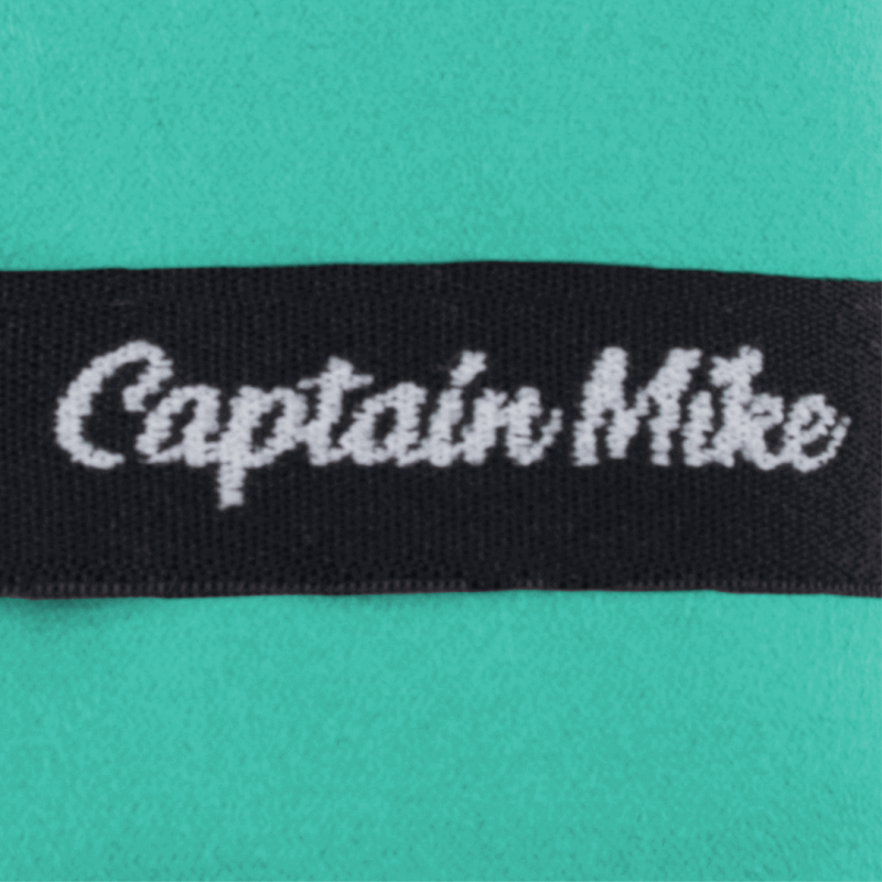 Ręcznik z mikrofibry szybkoschnący plażowy turkusowy 130x80 cm Captain Mike