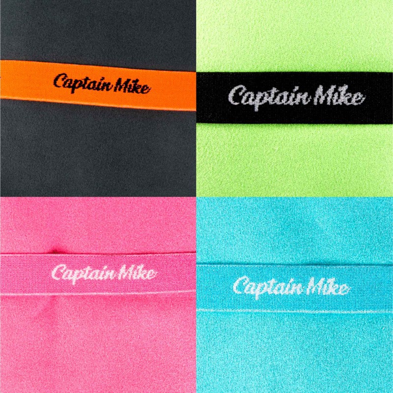 Ręcznik z mikrofibry szybkoschnący plażowy zielony 110x175 cm Captain Mike