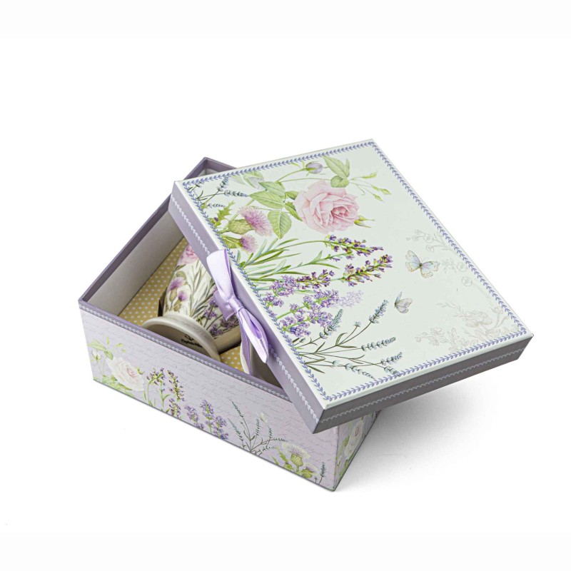 Porcelanowy kubek z zaparzaczem w ozdobnym kartoniku Captain Mike