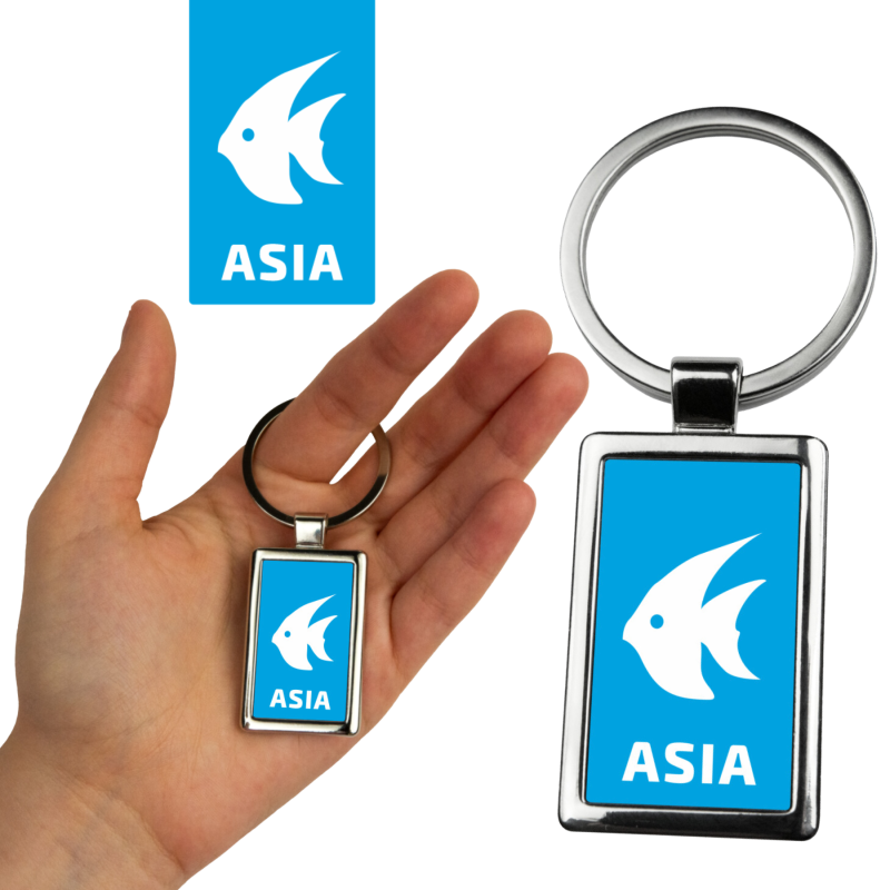 Marynistyczny brelok do kluczy z imieniem Asia Captain Mike