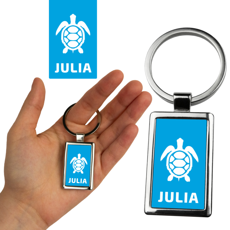 Marynistyczny brelok do kluczy z imieniem Julia Captain Mike