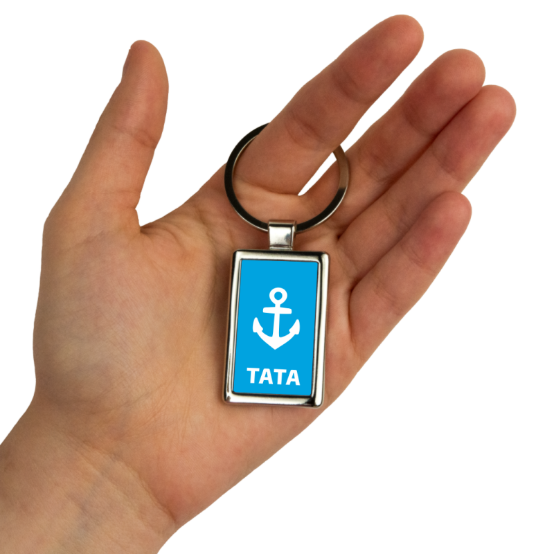 Marynistyczny brelok do kluczy z nadrukiem Tata Captain Mike