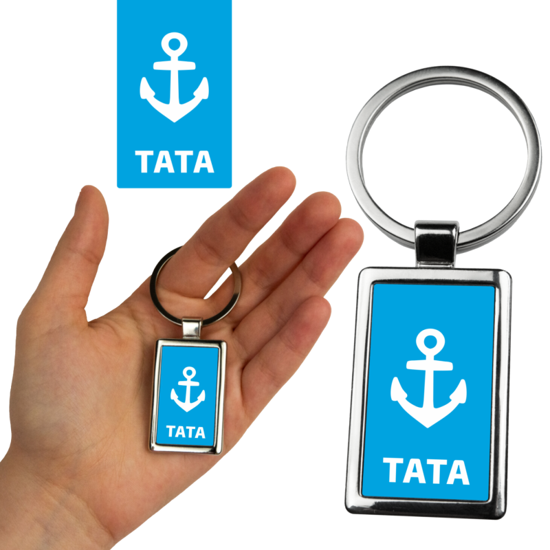 Marynistyczny brelok do kluczy z nadrukiem Tata Captain Mike