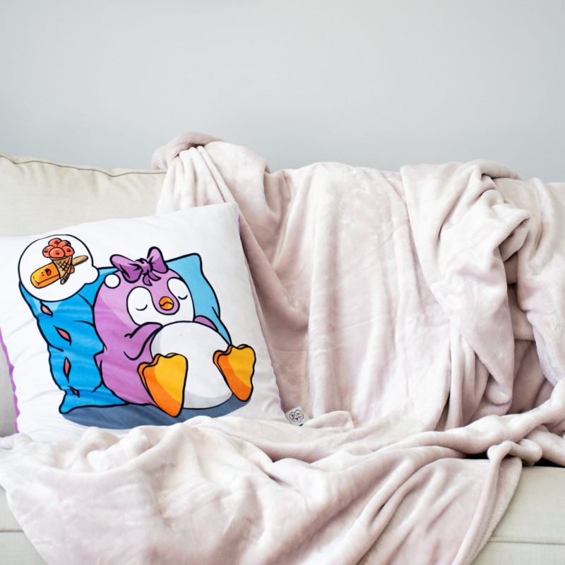 Koc polarowy 150x200 kremowy, ciepły, miękki DLA ALERGIKÓW