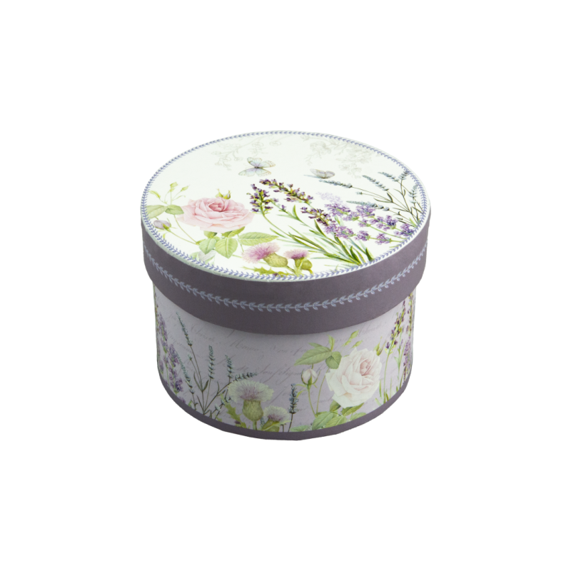 Pudełko prezentowe ozdobne okrągłe NA PREZENT na biżuterię Captain Mike