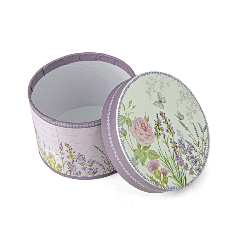 Pudełko prezentowe ozdobne okrągłe NA PREZENT na biżuterię Captain Mike