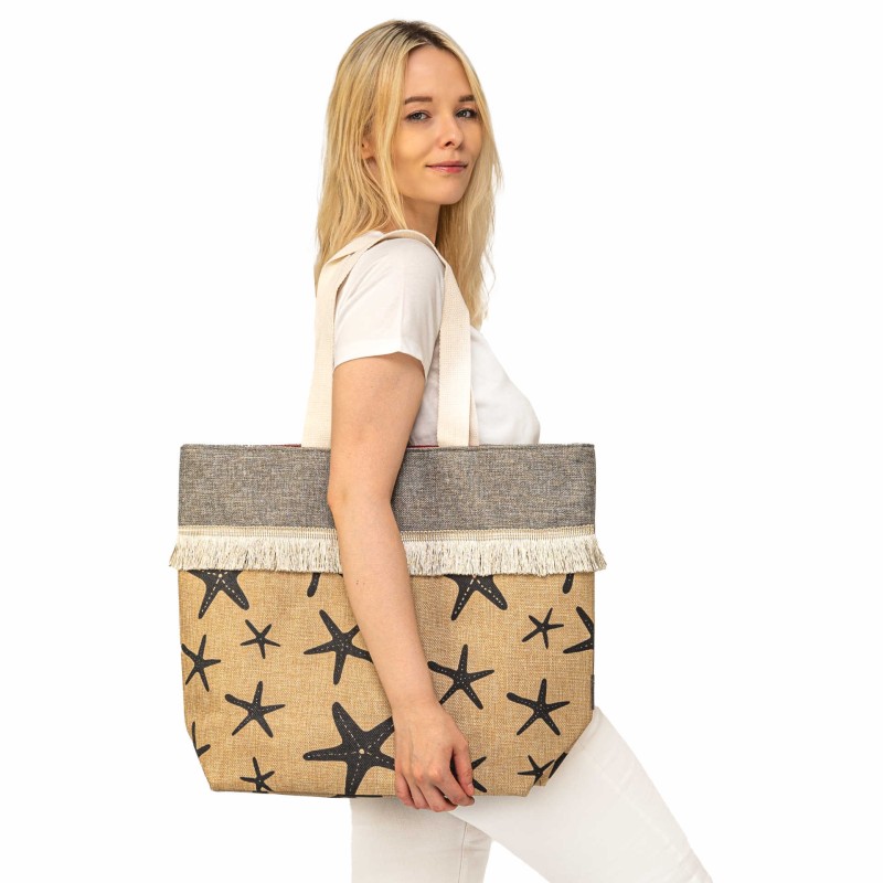 Torba plażowa Captain Mike marynarska żeglarska duża boho XL