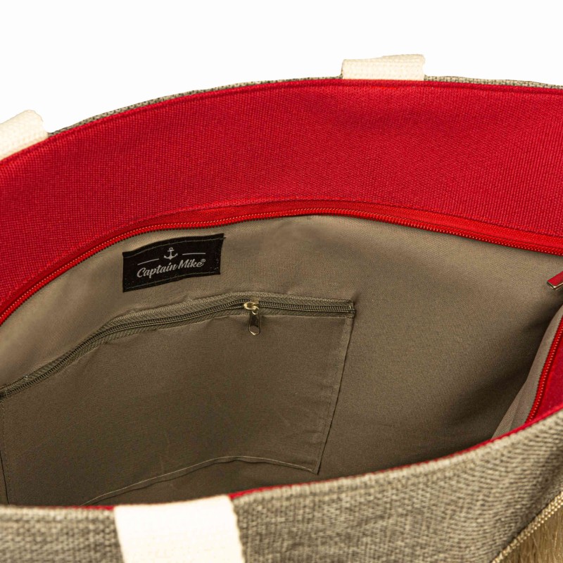 Torba plażowa Captain Mike marynarska żeglarska duża boho XL