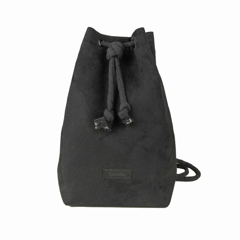 Plecak damski worek elegancki miejski czarny Captain Mike