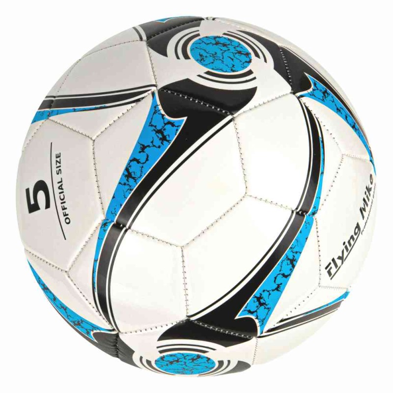 Piłka nożna rozmiar 5 FLYING MIKE piłka do nogi na TRENING Boisko Biała