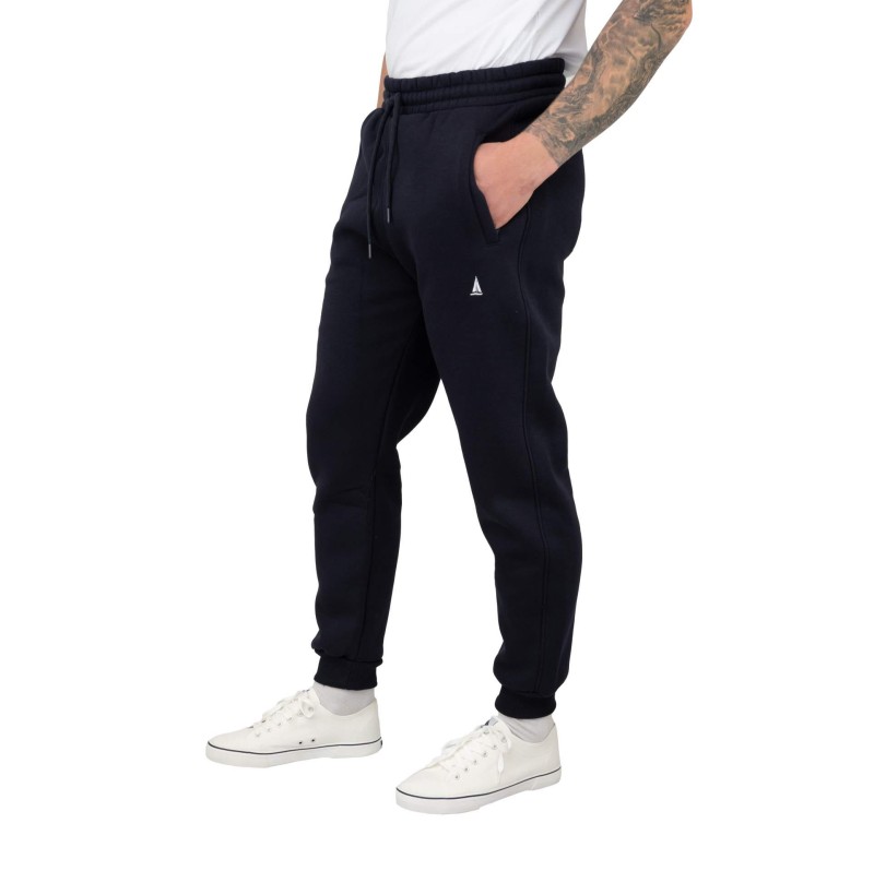 Spodnie dresowe męskie ocieplane granatowe Captain Mike