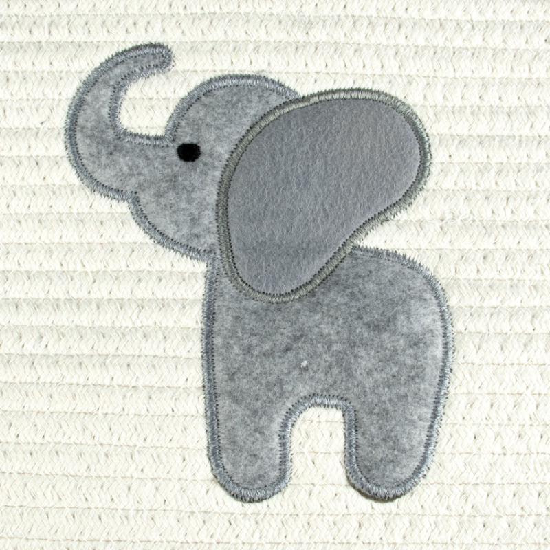 Organizer kosz składany do przechowywania zabawek ze słoniem Captain Mike