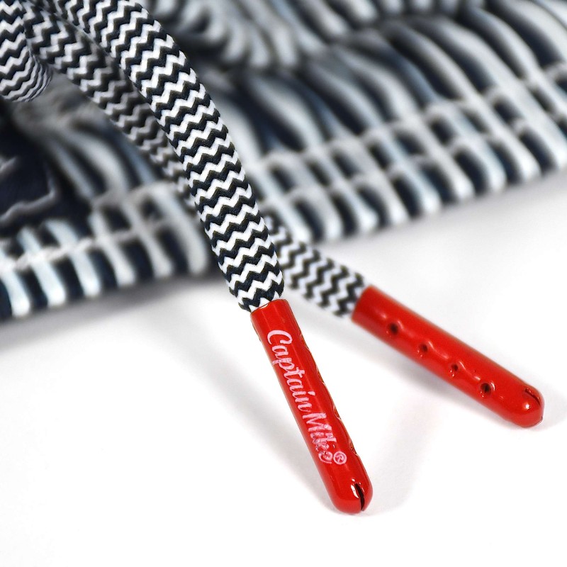 Szorty kąpielowe chłopięce szybkoschnące na plaże w paski Captain Mike