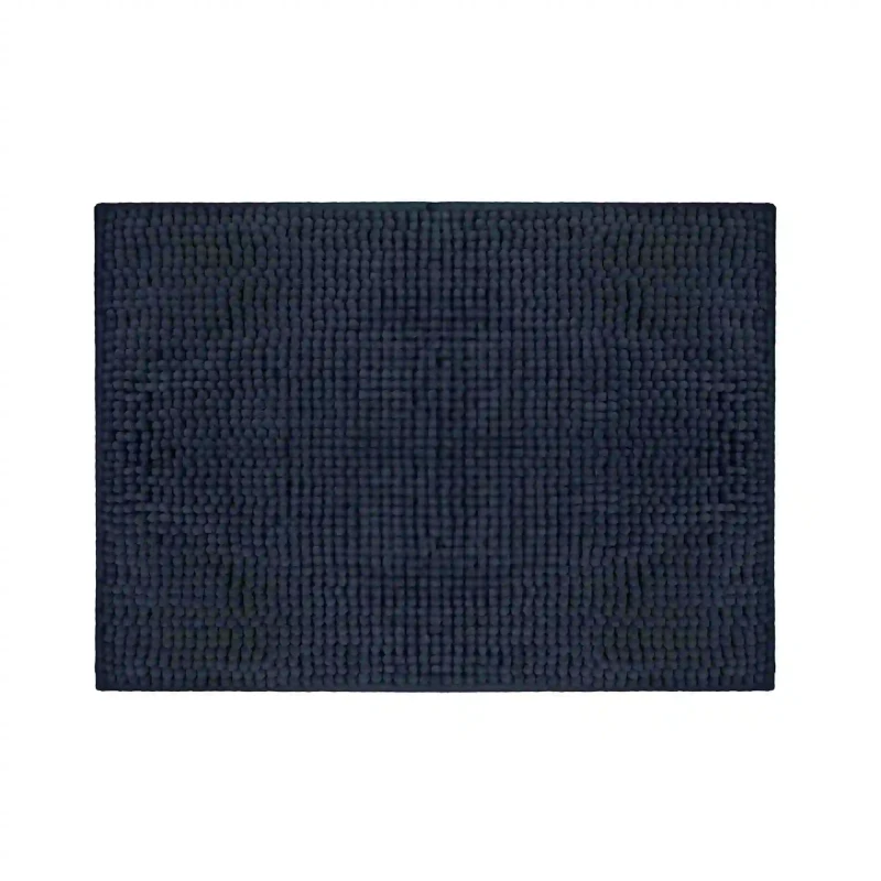 Mata łazienkowa z antypoślizgową powłoką 40x60cm, granatowa 1300 GSM