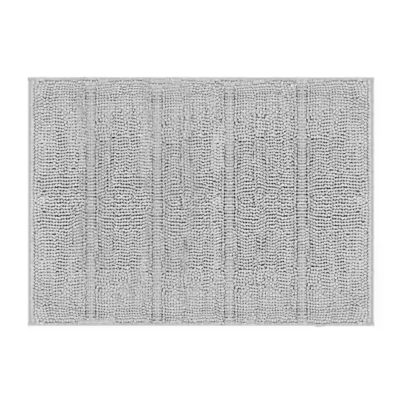 Mata łazienkowa z antypoślizgową powłoką 40x60cm, szara 1550 GSM