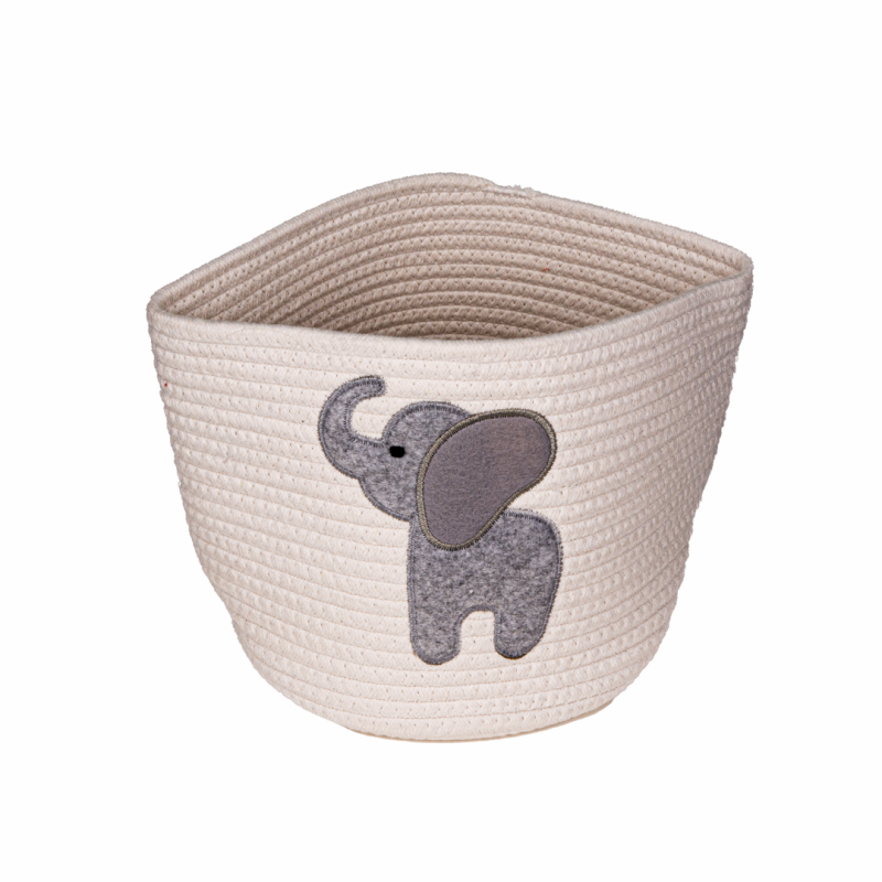 Organizer kosz składany do przechowywania zabawek ze słoniem Captain Mike