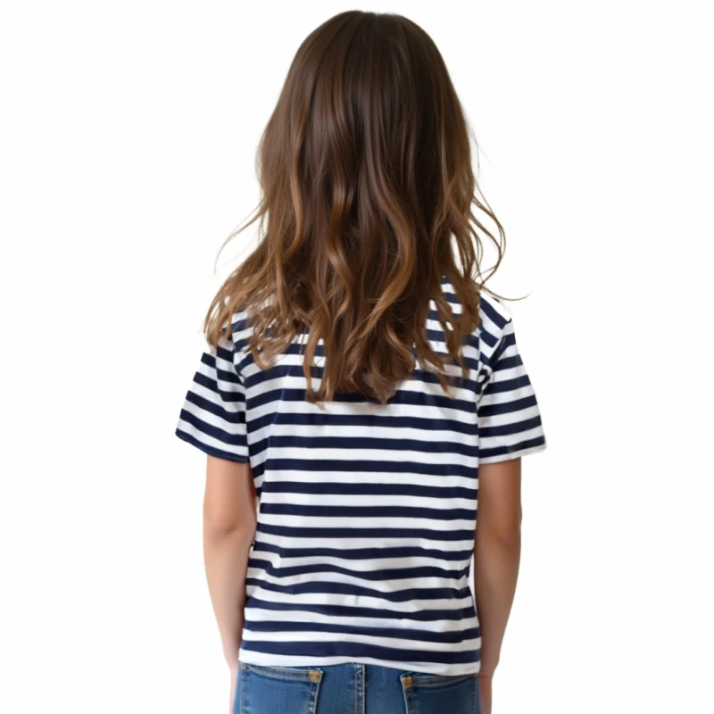 Koszulka dziewczęca z krótkim rękawem, z motywem dziewczynki pirata Captain Mike