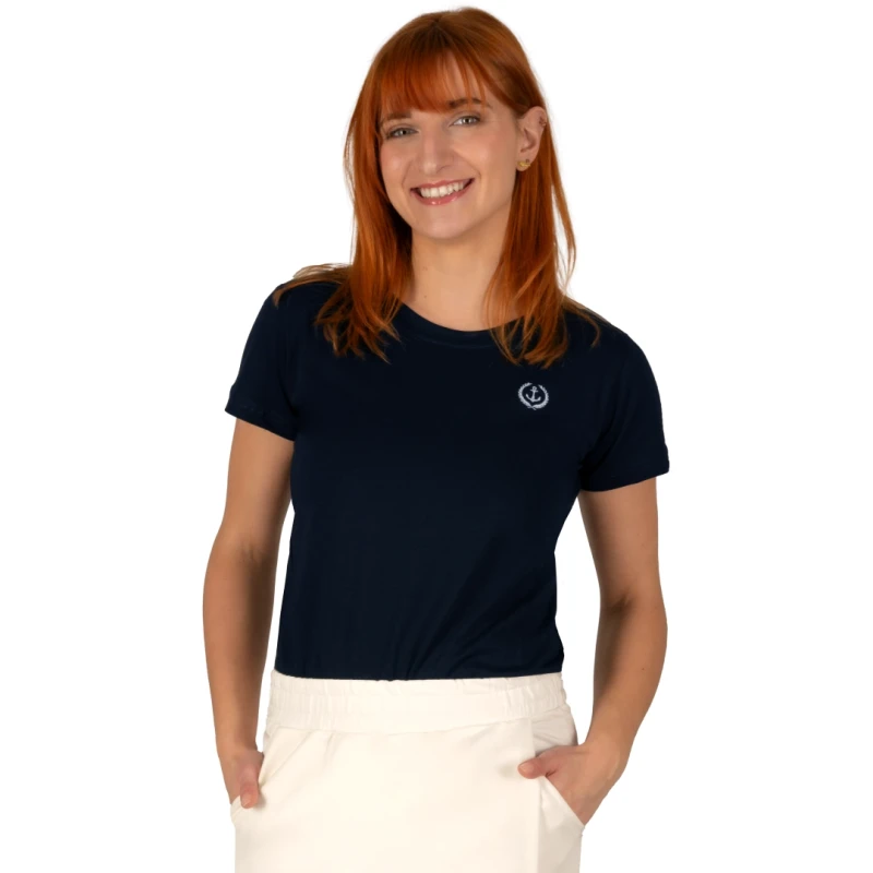 T-SHIRT damski koszulka Z HAFTEM BAWEŁNA TURECKA Captain Mike