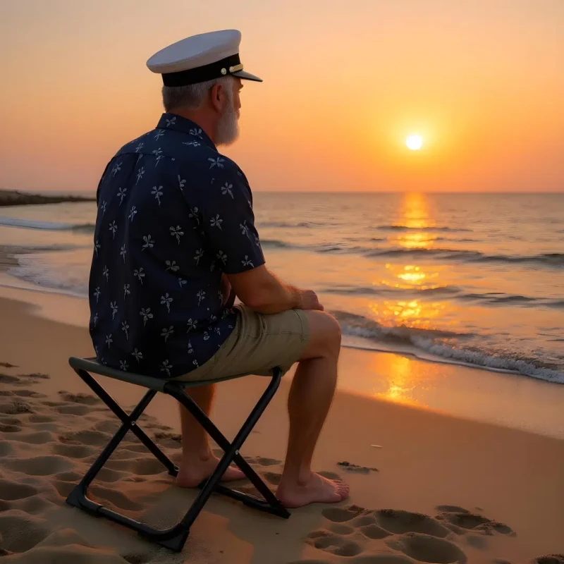 KRZESŁO SKŁADANE  WĘDKARSKIE Turystyczne Na Ryby Polowe szare Captain Mike
