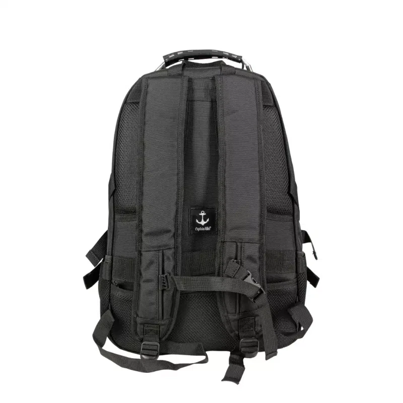 Plecak turystyczny 50x31x17 do samolotu 35l podróżny bagaż podręczny czarny SPRUCE