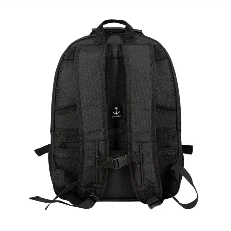 Plecak turystyczny 46x35x19 do samolotu 40L podróżny bagaż podręczny czarny LARCH