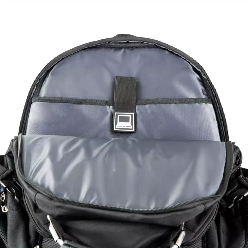 Plecak turystyczny 46x35x19 do samolotu 40L podróżny bagaż podręczny czarny LARCH