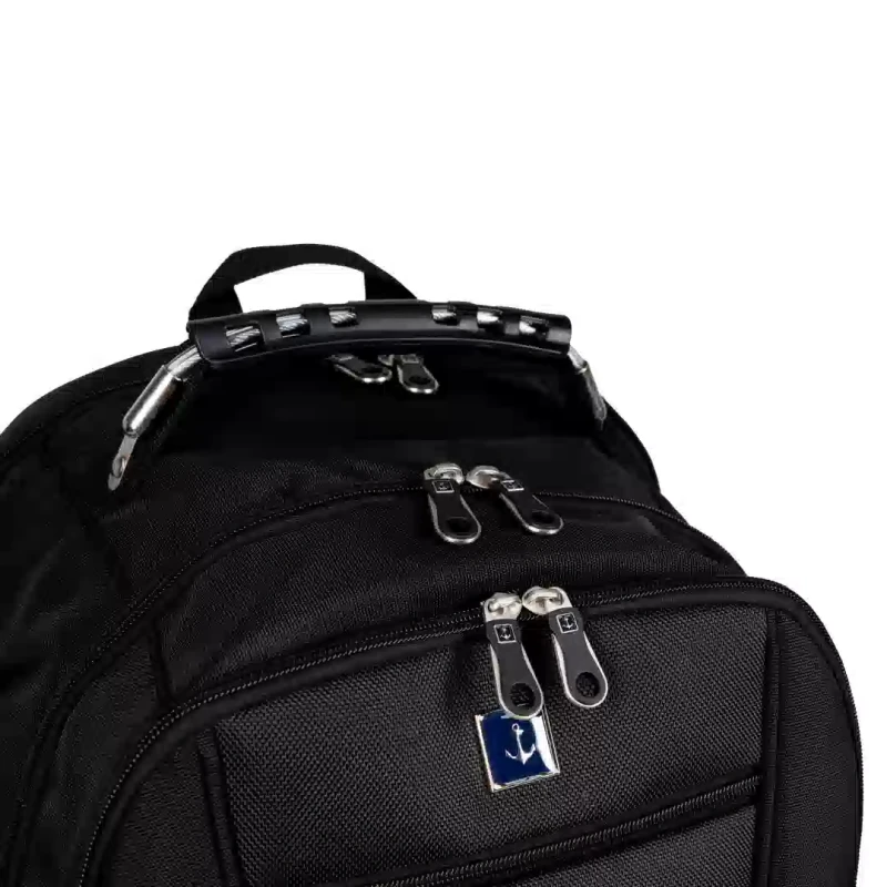 Plecak turystyczny 46x35x19 do samolotu 40L podróżny bagaż podręczny czarny LARCH