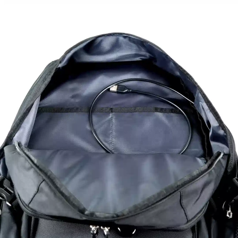 Plecak turystyczny 46x35x19 do samolotu 40L podróżny bagaż podręczny czarny LARCH