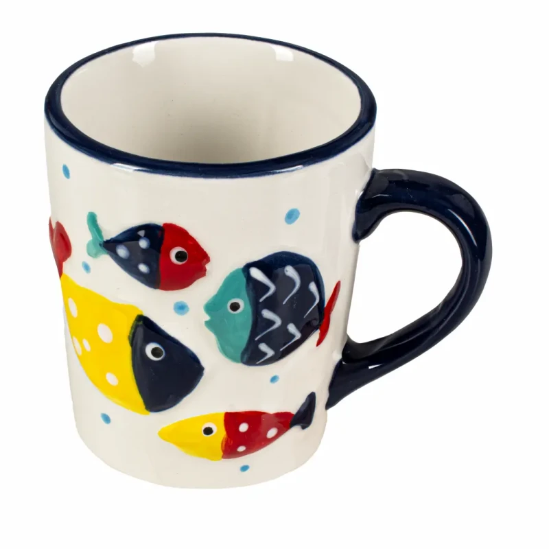 Kubek ceramiczny z motywem ryb Captain Mike 275ml