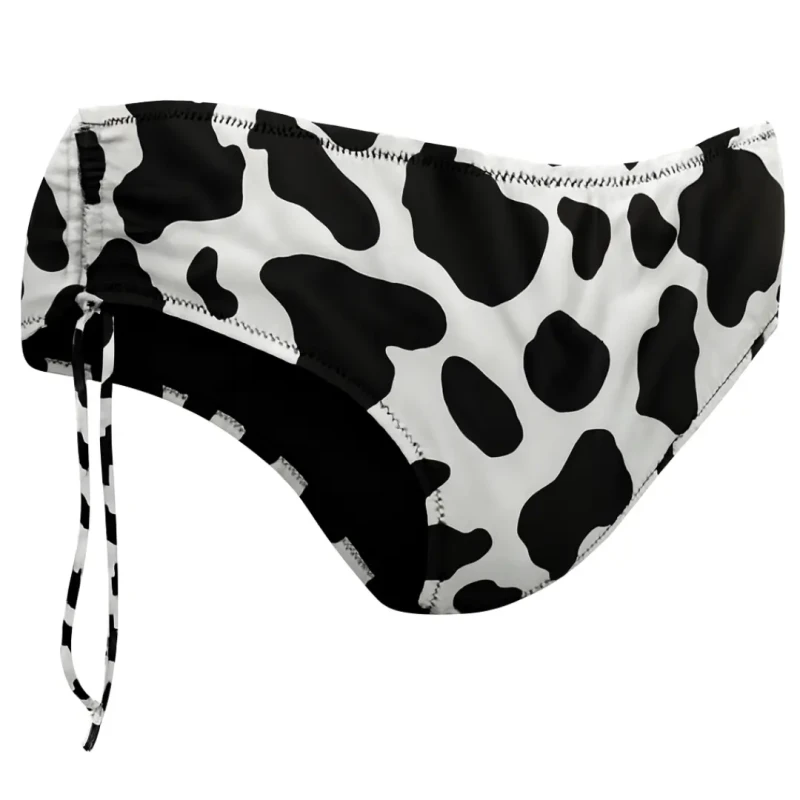 GÓRA od stroju kąpielowego TOP PLUS SIZE czarno biały Captain Mike