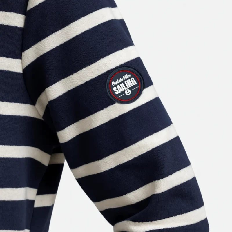 Bluza tunika rozpinana marynistyczna granatowa w białe paski Captain Mike