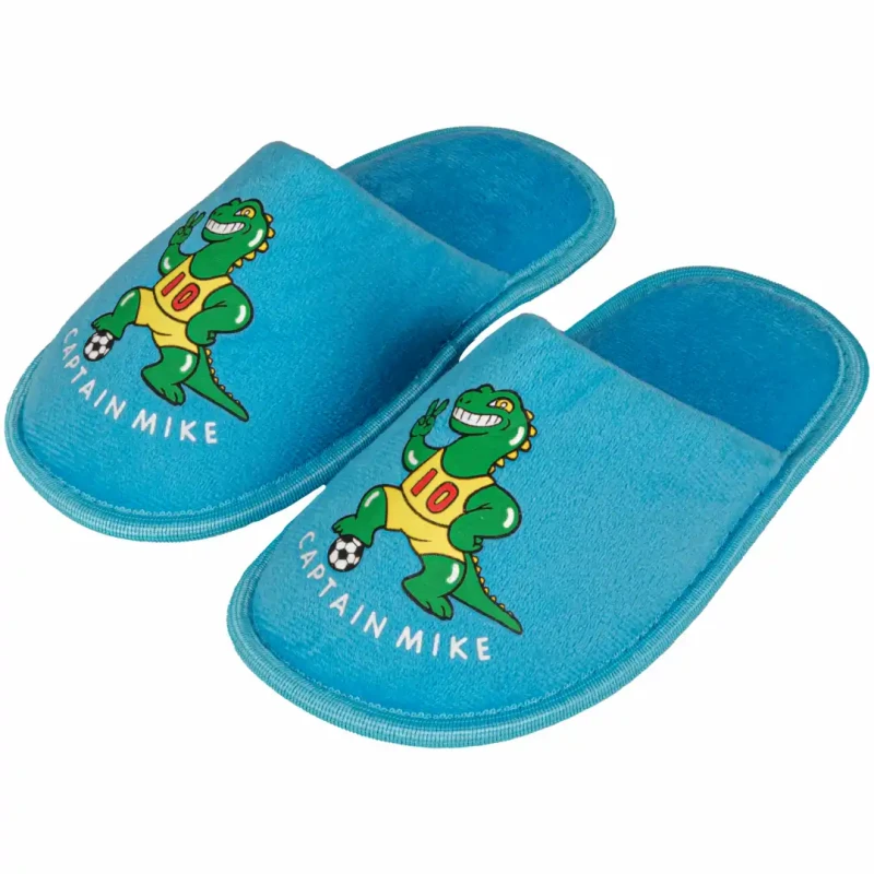 Kapcie dziecięce laczki Football piłka nożna wygodne wsuwane Captain Mike