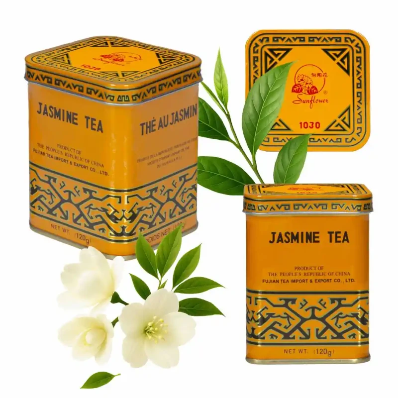 Herbata Jaśminowa – Tradycyjna z prowincji Fujian (delikatna i kwiatowa) 120 g