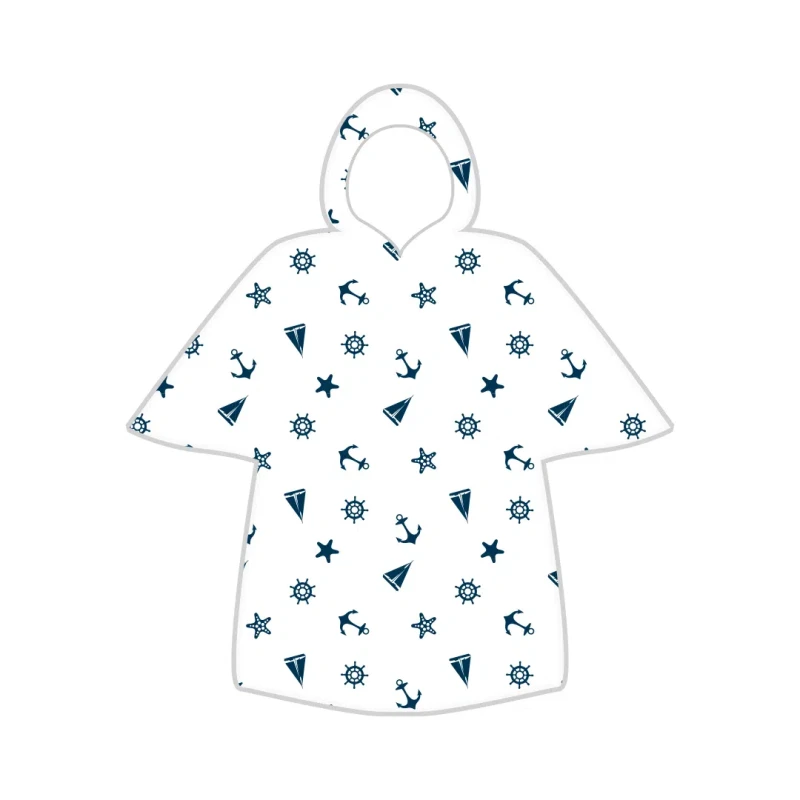 Ponczo przeciwdeszczowe dla dorosłych multiplikacja Captain Mike