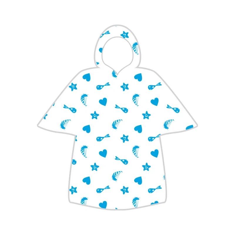 Ponczo przeciwdeszczowe dla dzieci multiplikacja Captain Mike