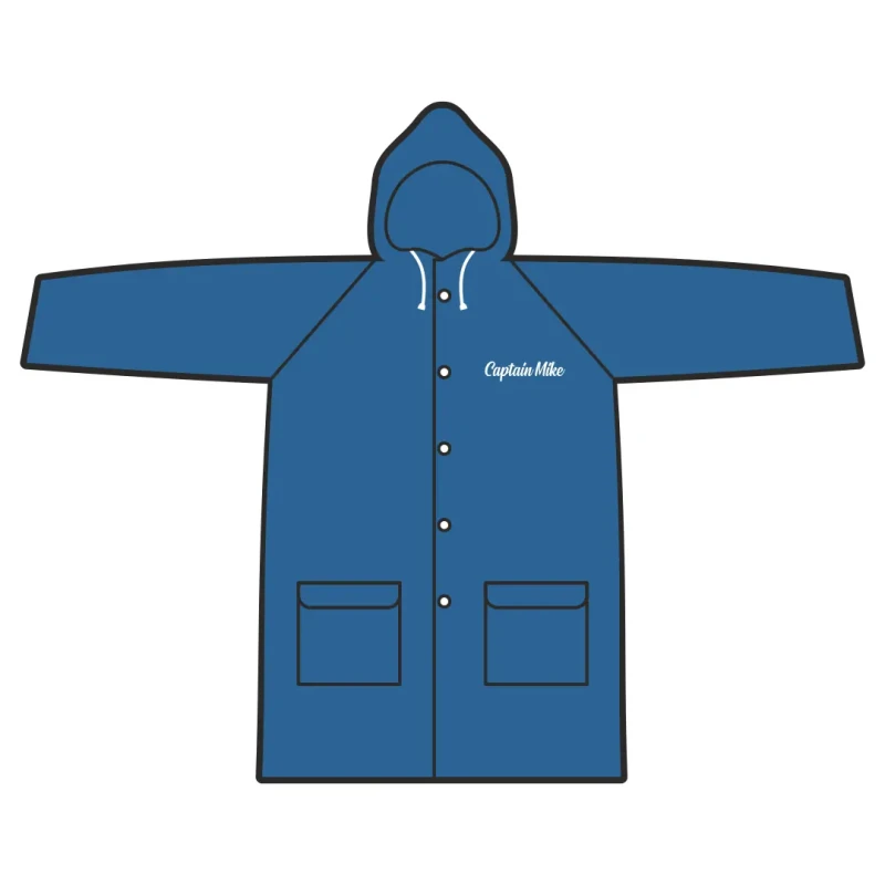Płaszcz przeciwdeszczowy dla dorosłych Unisex Captain Mike