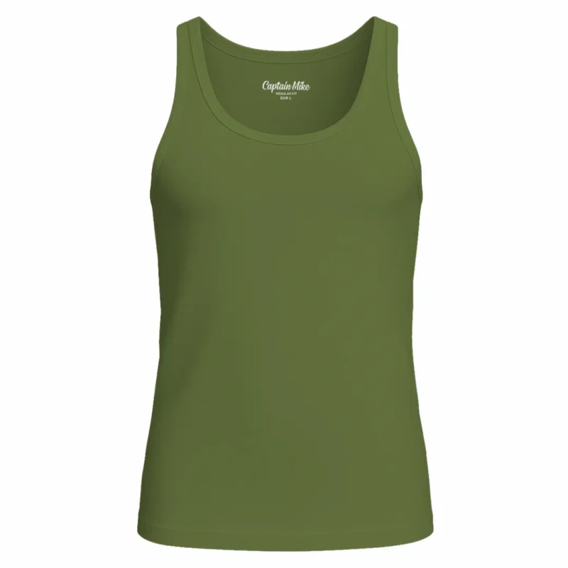 Męska koszulka podkoszulka z BAWEŁNY TURECKIEJ na ramiączkach Captain Mike