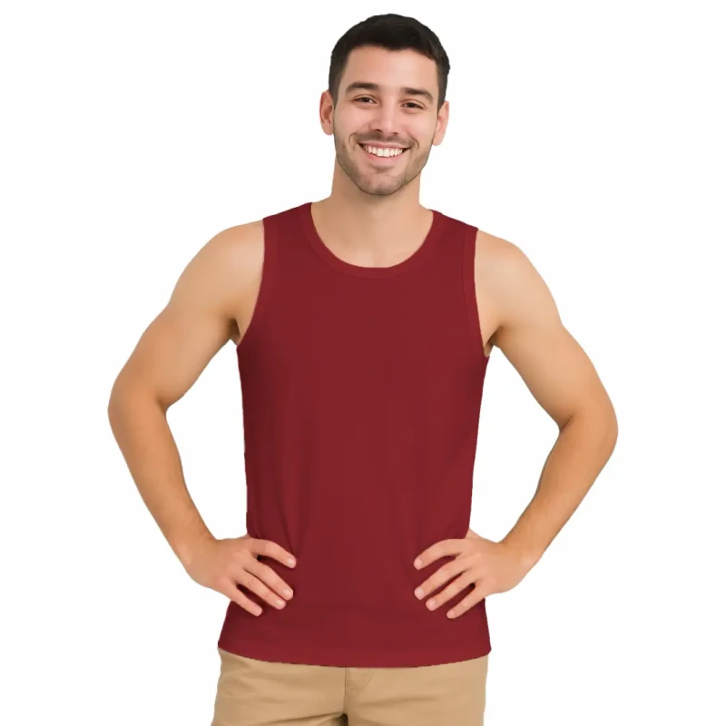 Męska koszulka podkoszulka z BAWEŁNY TURECKIEJ na ramiączkach Captain Mike