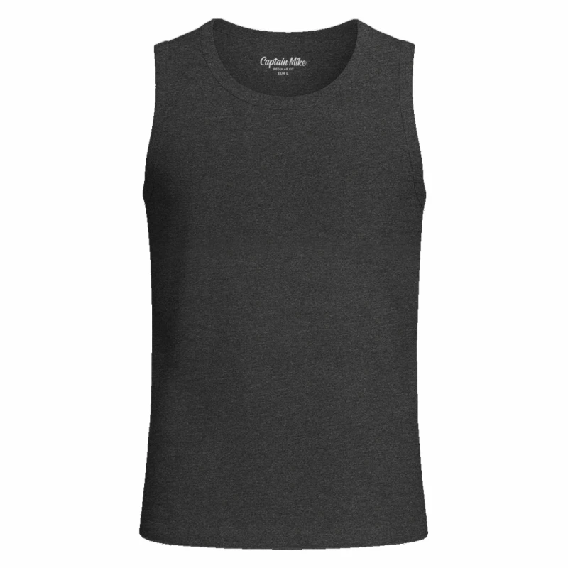 Męska koszulka bez rękawów z BAWEŁNY TURECKIEJ na ramiączkach Captain Mike
